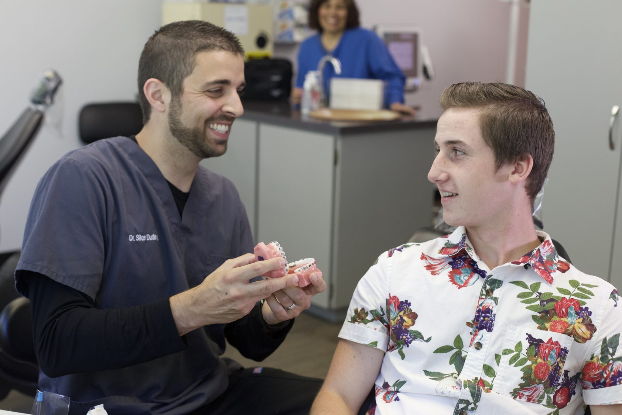 patient consultation at orthodontics sammamish