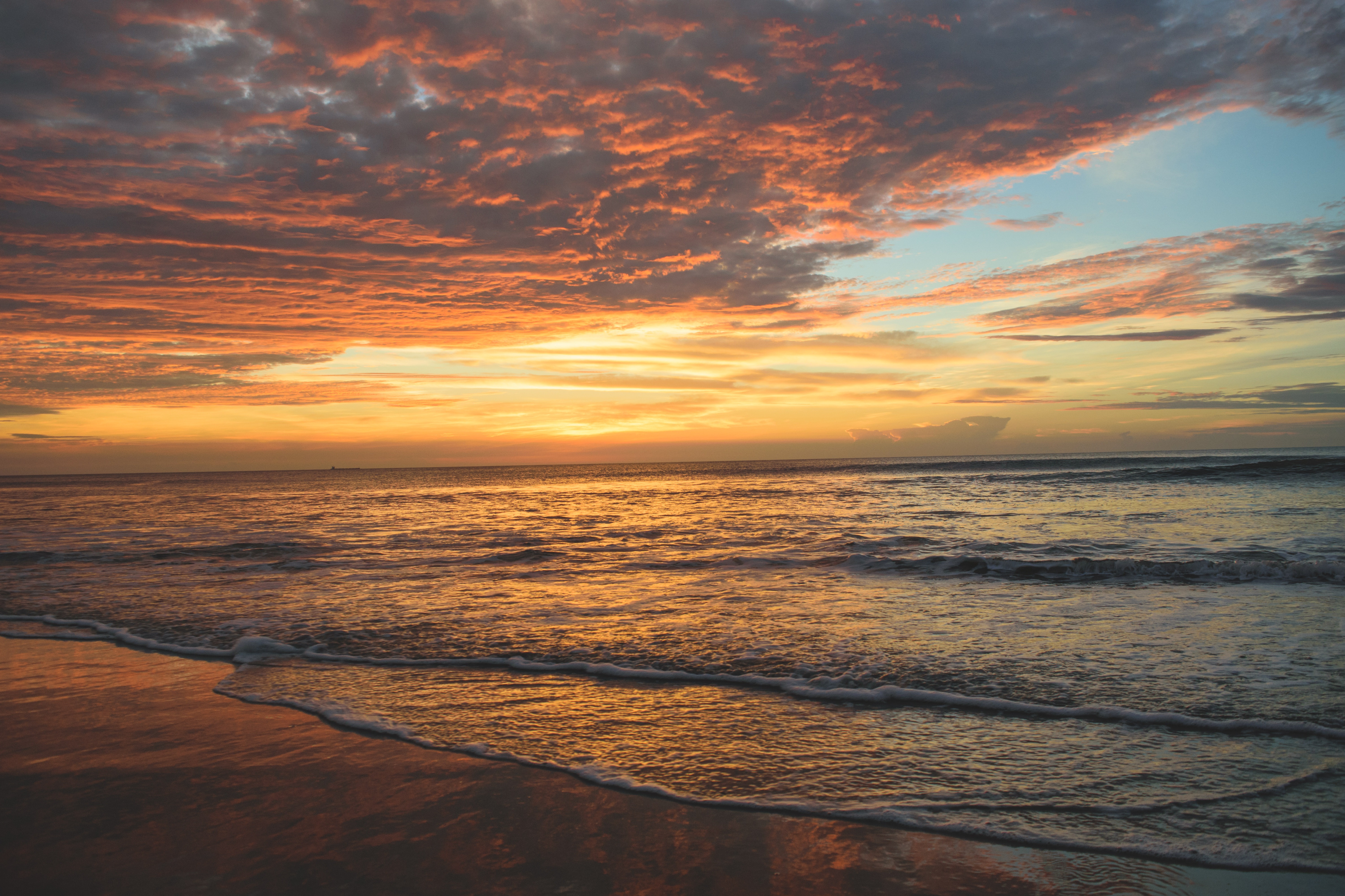 beach at sunset